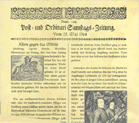 Post- und Ordinari Samstags-Zeitung Nummer 192 vom 25. Mai 1764